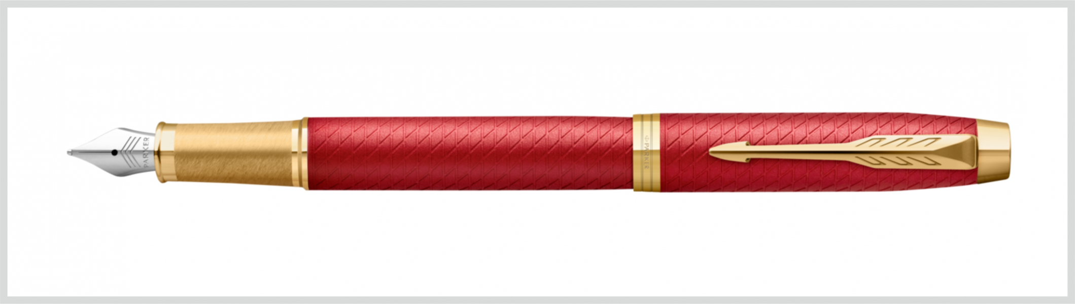 Parker Royal IM Premium Piros Cizellált Töltőtoll