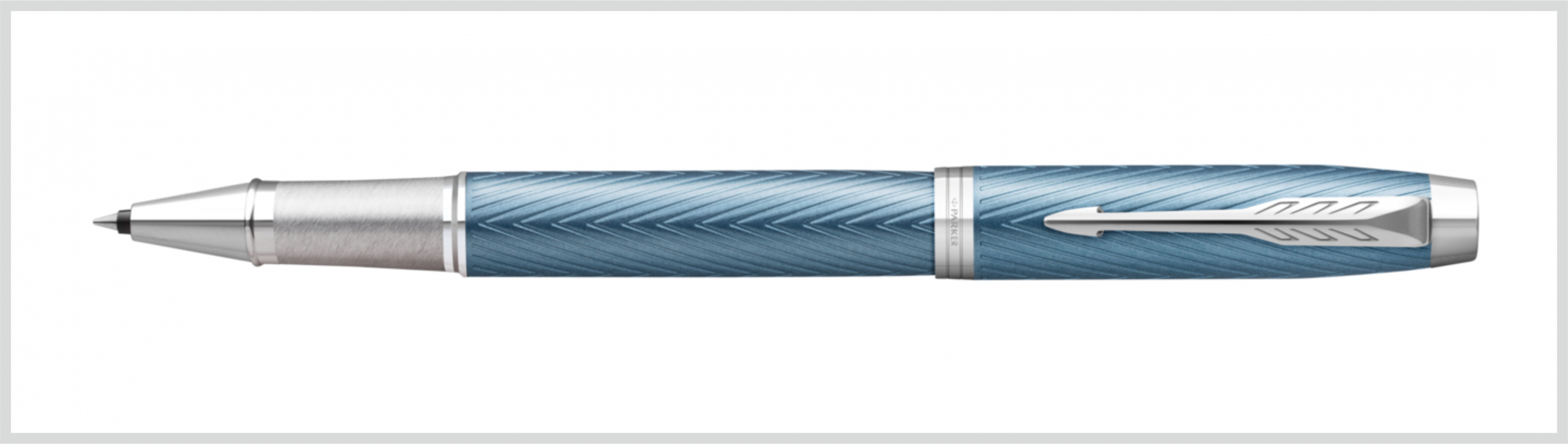 Parker Royal IM Premium Kékes-Szürke Cizellált Rollerirón
