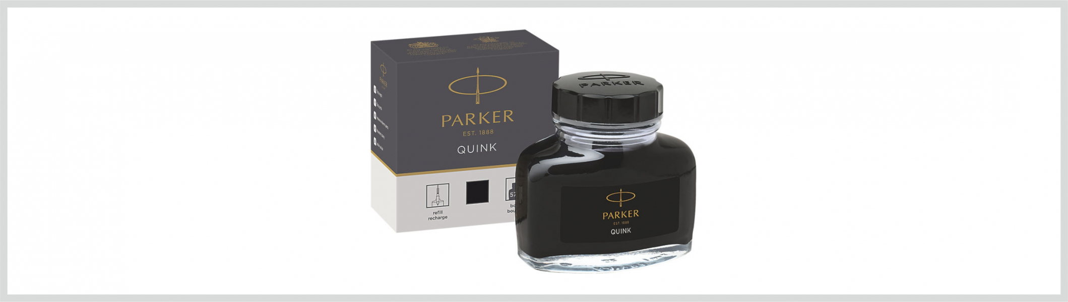 Parker Tinta Fekete 57Ml