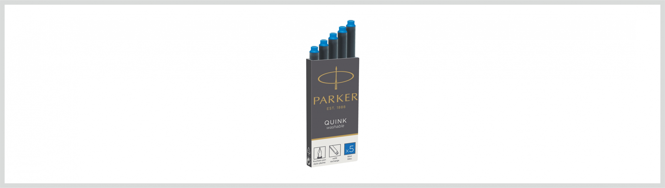 Parker Tintapatron Mosható Kék